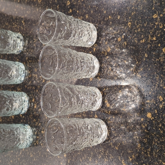 Textured glasses set of 8 - Picture 10 of 10